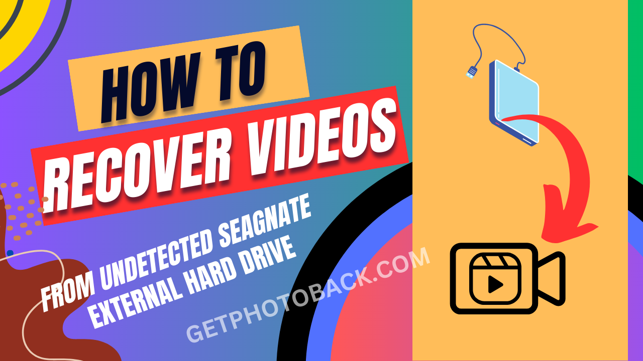 HOW TO Recover Videos From Undetected Seagnate External Hard Drives